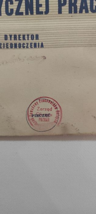 Stare dokumenty Dyplom PRL