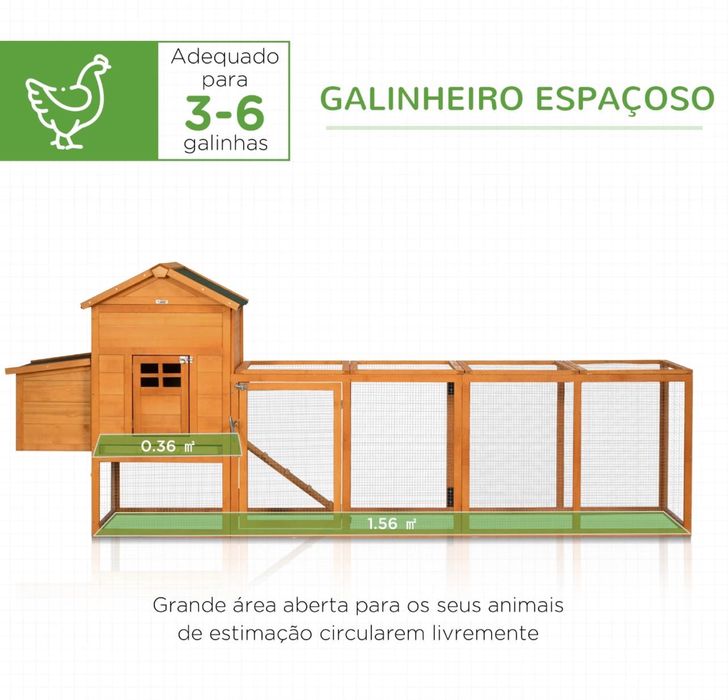 Galinheiro grande NOVO! - LOJA !! PORTES GRATIS