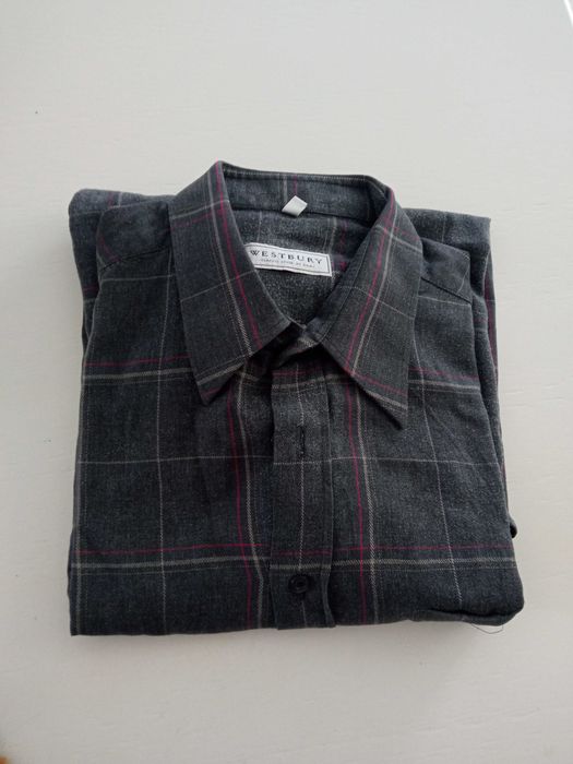 Westbury męska koszula bawełniana krata r L 41/42