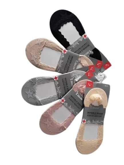 5 par Balerinki damskie z koronki 39-41