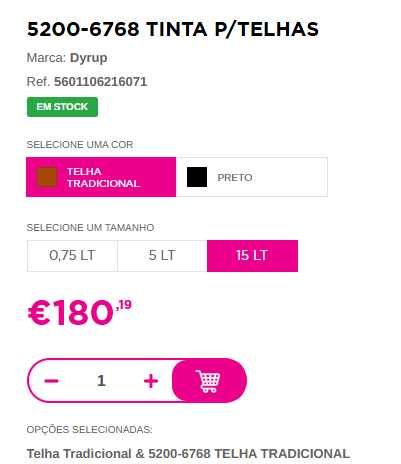 Tinta Dyrup 5200 Telhas