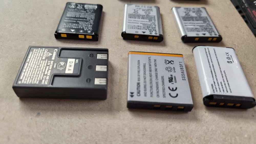 Baterias máquina fotográfica Nikon Canon Sony Samsung Olympus Fujifilm