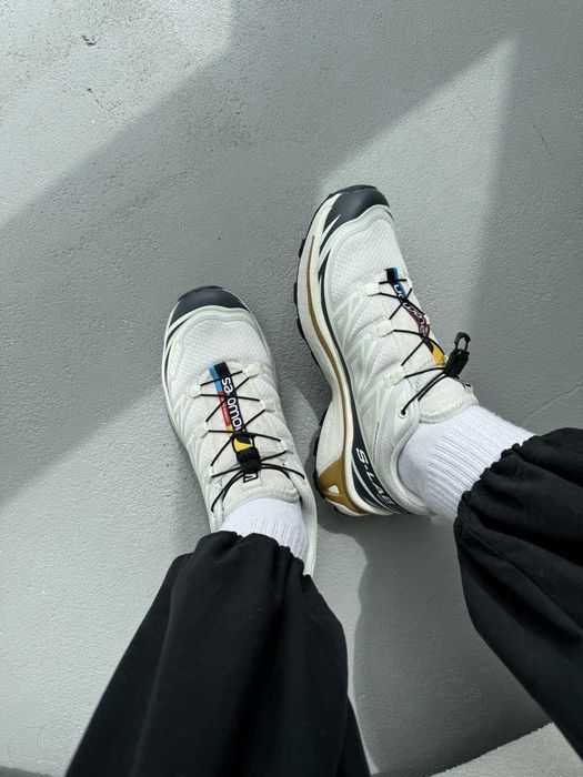 Кросівки Salomon XT-6 S/LAB Premium Beige/Blue/Gold