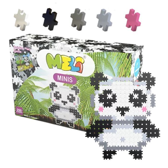 Klocki tematyczne Meli 50365 Minis Panda Thematic 250 El. miś panda