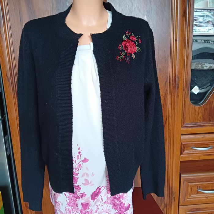 Czarny sweter XXL jak nowy