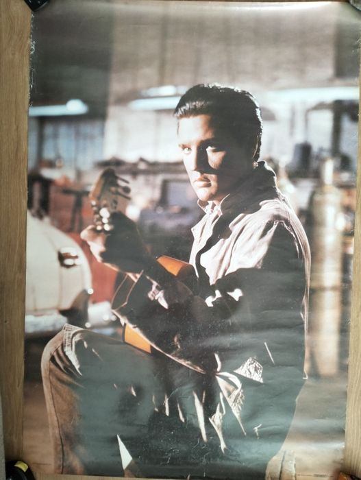 Antigo poster Elvis Presley
