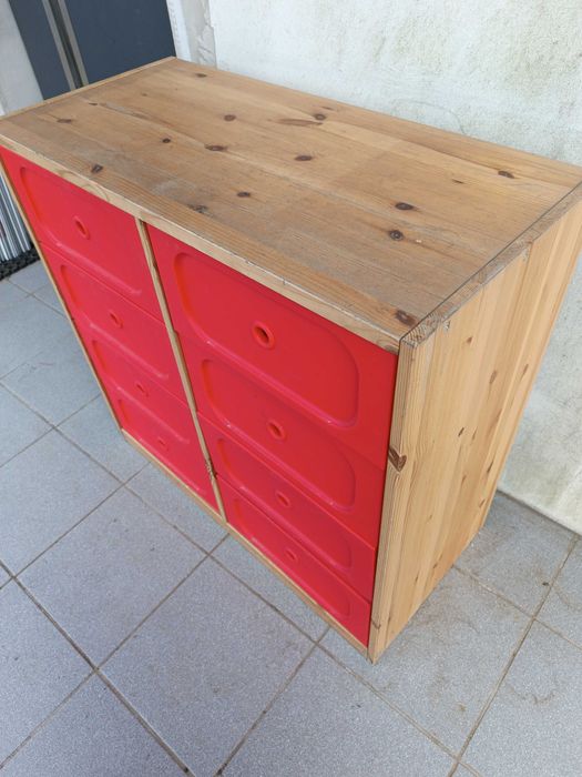 komoda trofast regał szafa szafka ikea szufladami szuflada dzieci