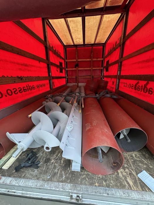 Шнек, витки шнека, спіраль шнека, сегменти шнека