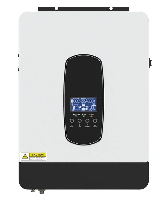 Гібридний інвертор 2,2кВА(1,8кВт)/12В ECGSOLAX, резервне живлення.