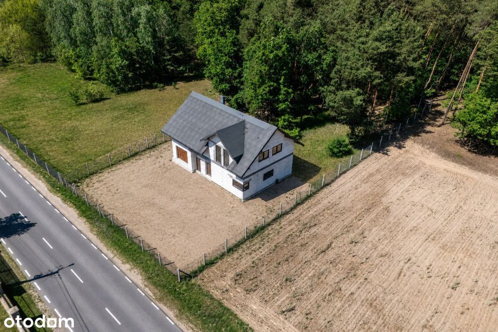 Dom 212m z wejściem do lasu| Stan surowy zamknięty