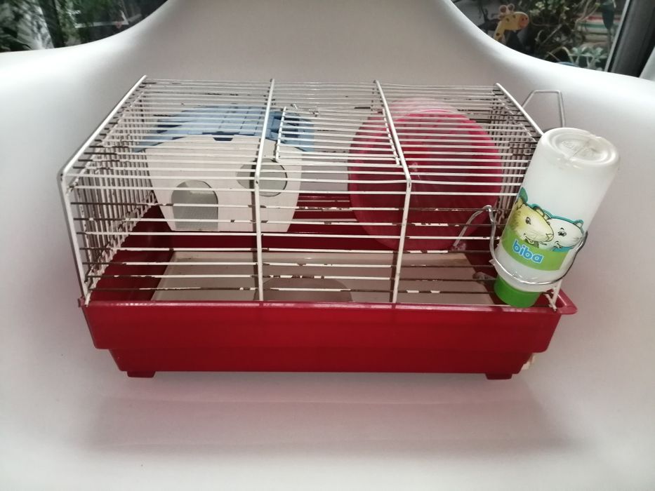 Gaiola para hamster com acessórios