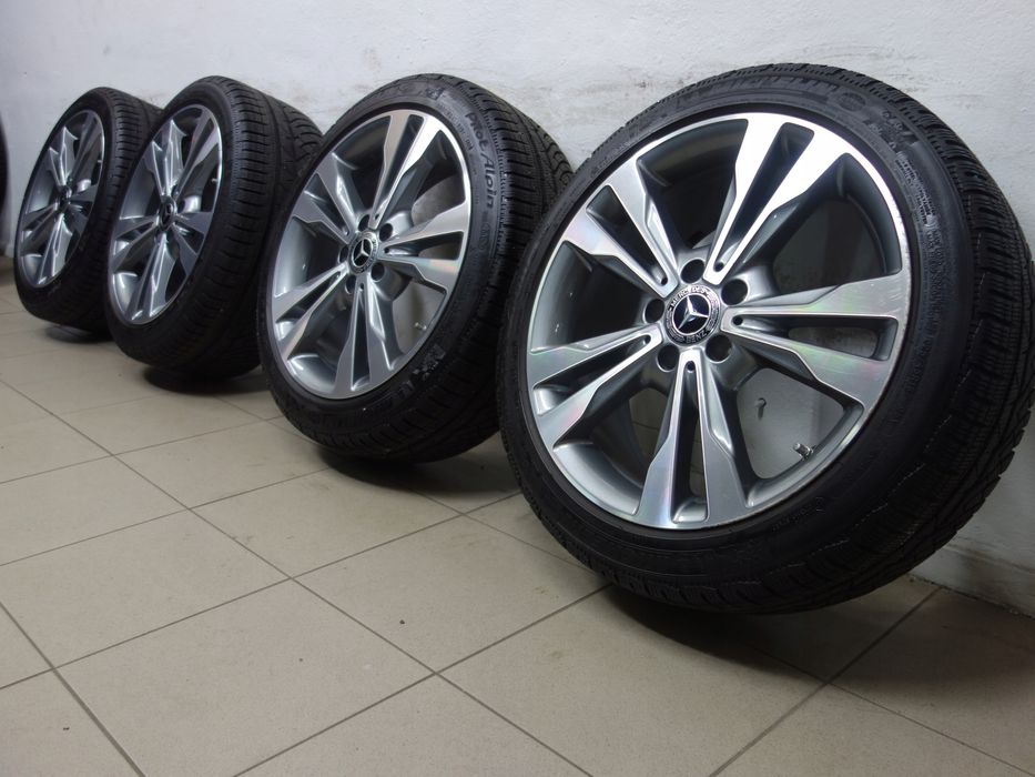 225/45R18 245/40R18 Koła zimowe Mercedes OE Michelin W206 W205 4x7mm