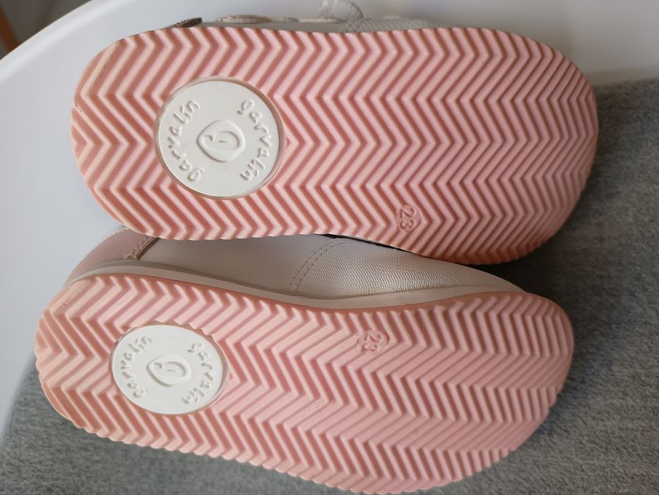 Sneakersy Garvalin Białe rozm. 23 skórzane