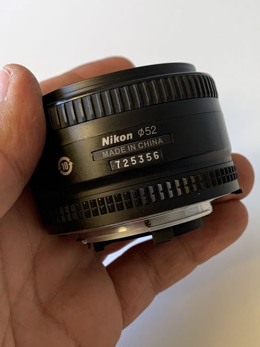 Nikon AF 50mm 1.8D objectiva prime full frame