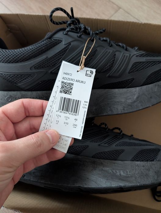 Бігові Adidas Adizero Aruku Core Black EUR 48 (29.7)та EUR 46 2/3 28.8