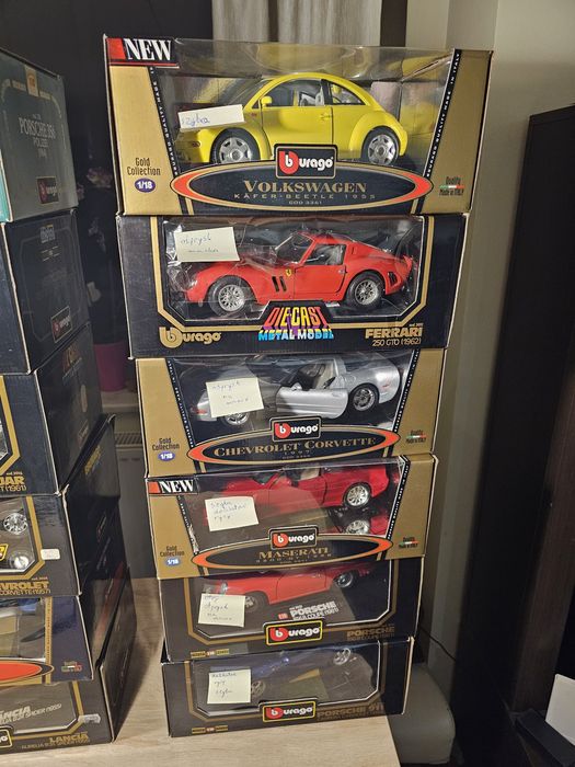 Kolekcja modeli Burago 1:18