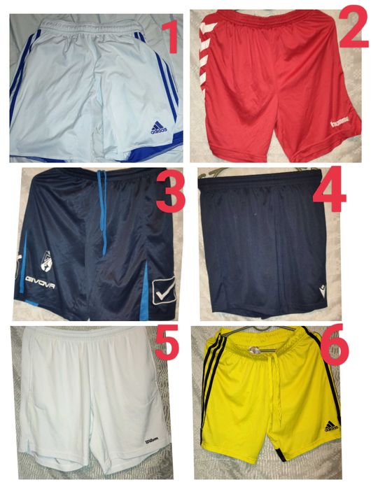 Спортивні шорти Adidas  Nike, puma, Hummel,  Reebok, joma, macron