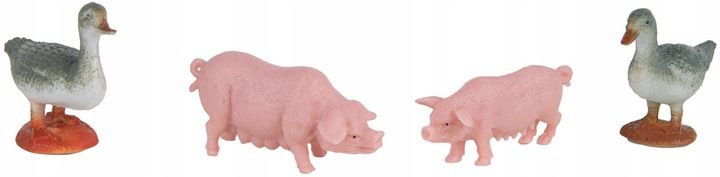 Duży Zestaw Farma Figurki Zwierzęta Konie Owce