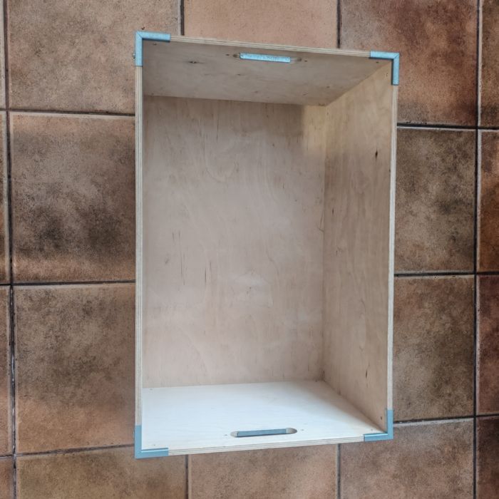 Caixas arrumação madeira