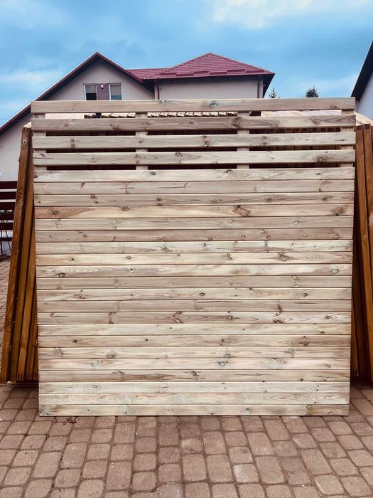 Płot Deskowy Extra Mocny Pergola Żaluzjowa "CLEO" Płoty Pergole