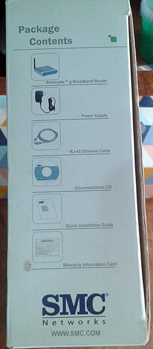 SMC Barricade g ROUTER 54mbps 3 antenas SMCWBR14.G2 Envio CTT