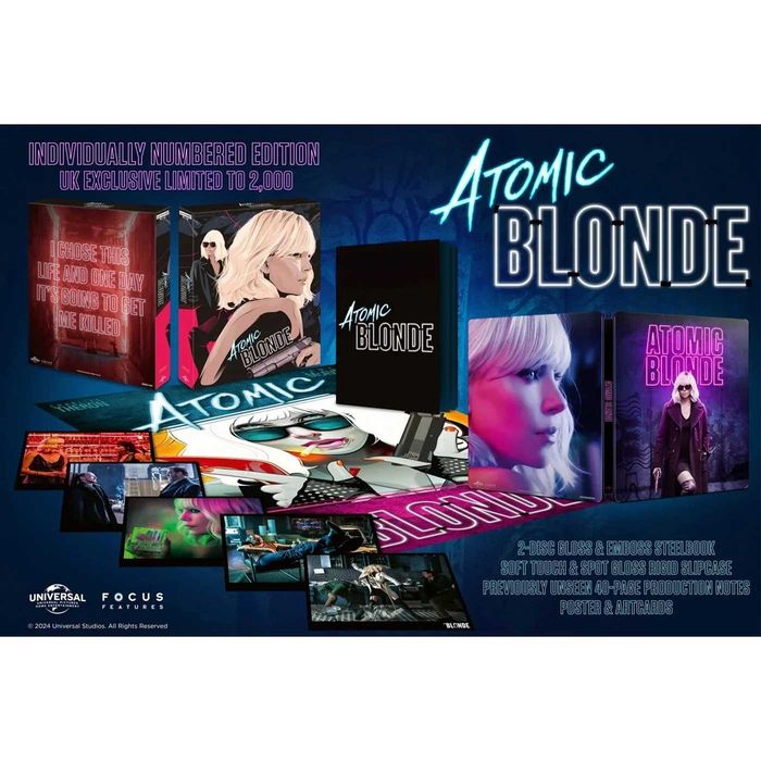 Steelbook 4K Blu-ray Коллекционные издания Стиратель/ Атомна Блондинка/ Гладиатор 1-2