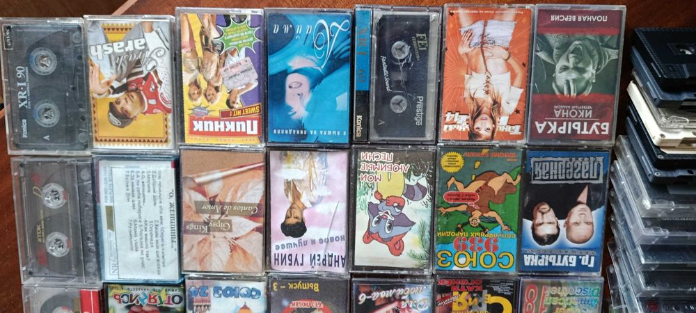Аудіокасети з записами "Диско" 90-х років , 40 шт.