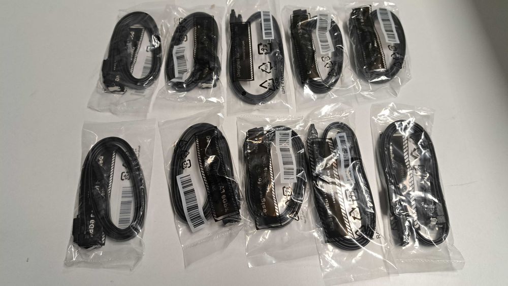 10 zestawów kabli sata III kątowy + zwykły Kabel SATA Kabel do dysku