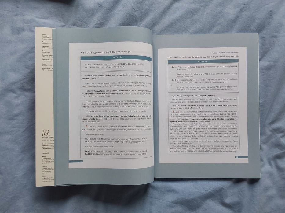 Caderno de exercícios de Português 11° ano