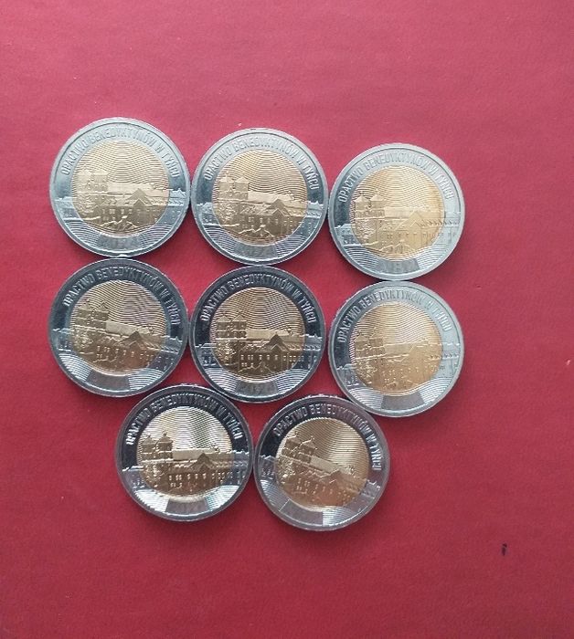 Monety 5 zł Opactwo Benedyktynów w Tyńcu