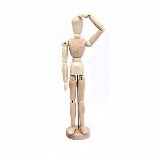 Манекен мужской, дерево, высота 20,32 см, D.K.ART & CRAFT