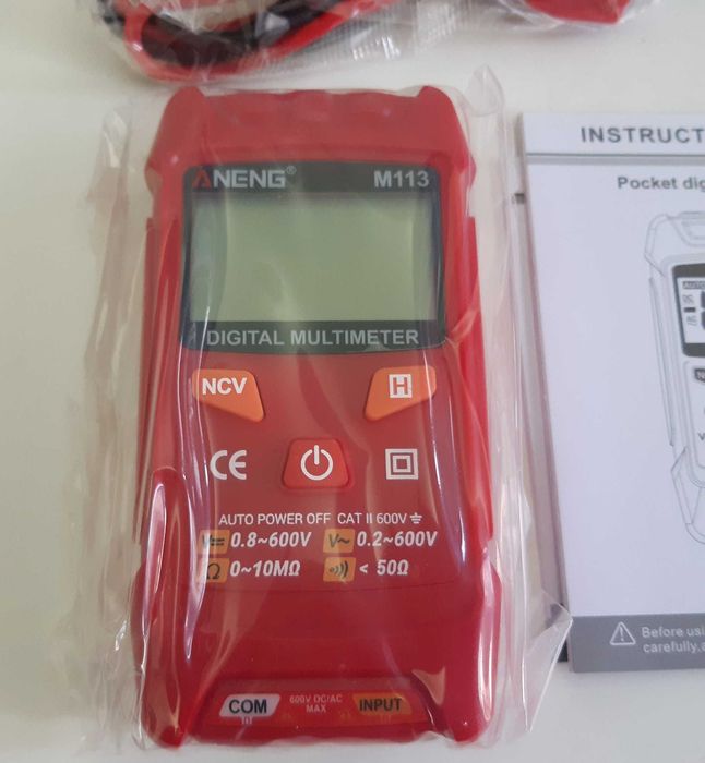 Automatic NCV Digital Multimeter for AC/DC Voltage and Ohm Measurement, New64552902146177123