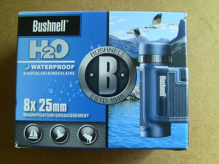 Компактный бинокль Bushnell H2O 8x25