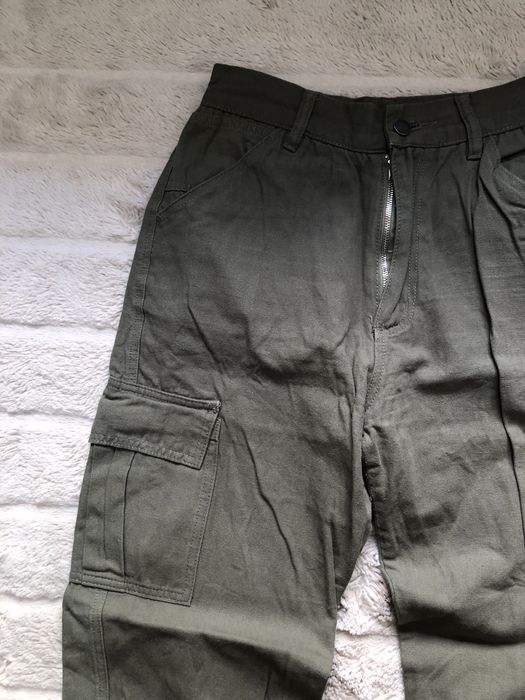 ZARA CARGO PANTS (S/XS) хаки карго брюки штаны женские