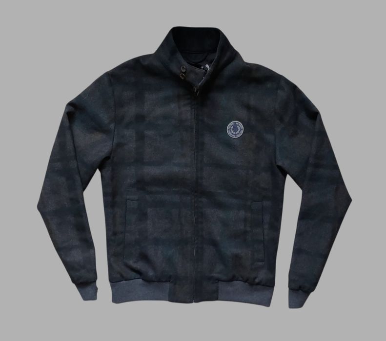 Raf Simons x Fred Perry nowa kurtka męska harington wełna r. S