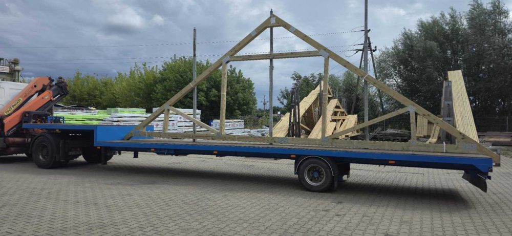 naczepa do wiązarów dachowych