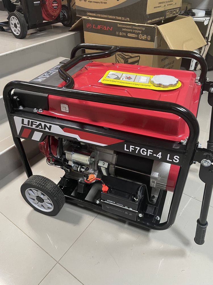 Генератор Lifan LF7GF-4 LS 7 кВт: 39 500 грн. - Генераторы Боярка на Olx