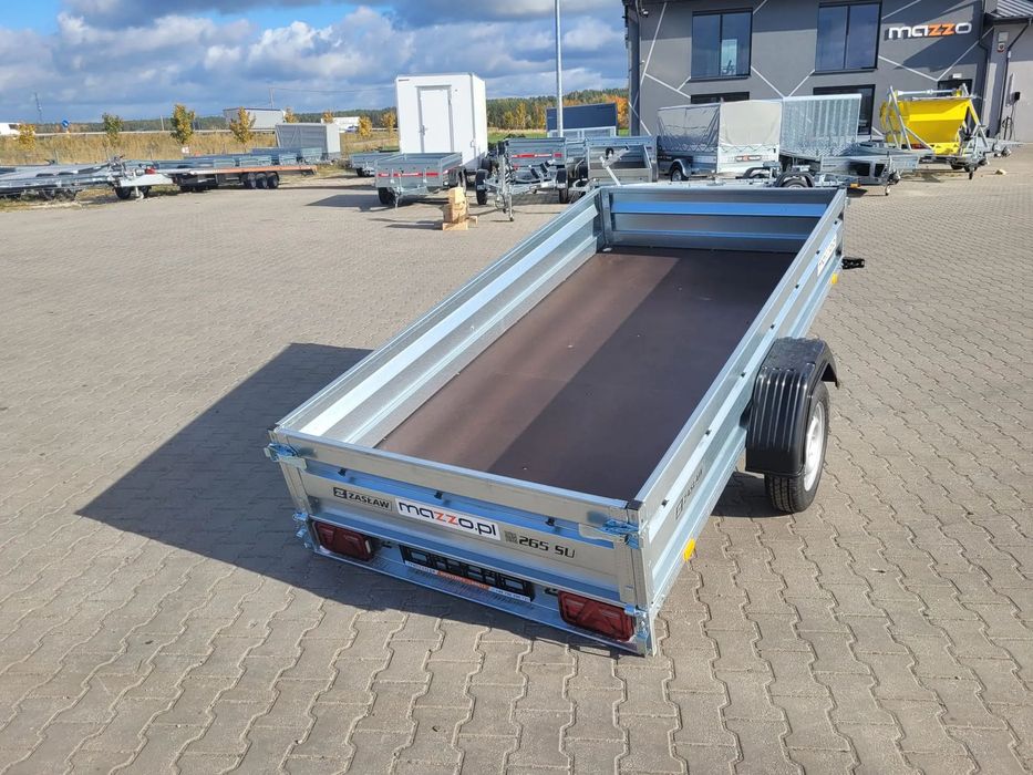 Zaslaw Dostawa Przyczepka Uchylna Dmc750kg 265X132x35cm Solidna I