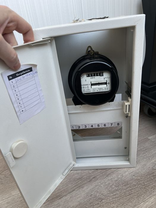 Щиток электро, с счетчиком этектроэнергии