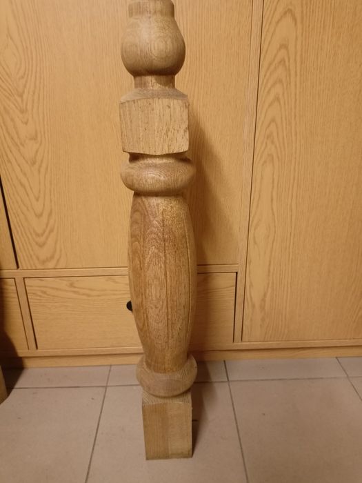 Nogi dębowe toczone