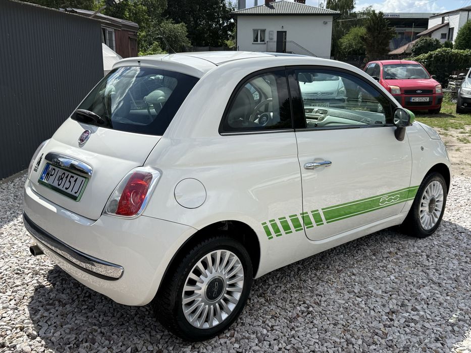 Fiat 500 1.2 Benzyna + LPG | 2008 | 249tys km | City | Panorama |Faktura VAT