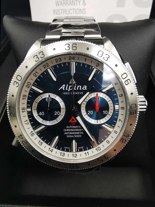 Zegarek ALPINA Alpiner 4 Chronograph automat gwarancja NOWY
