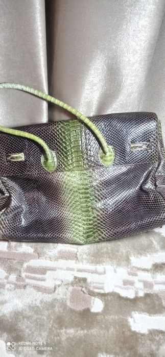 сумка genuine leather, made in italy