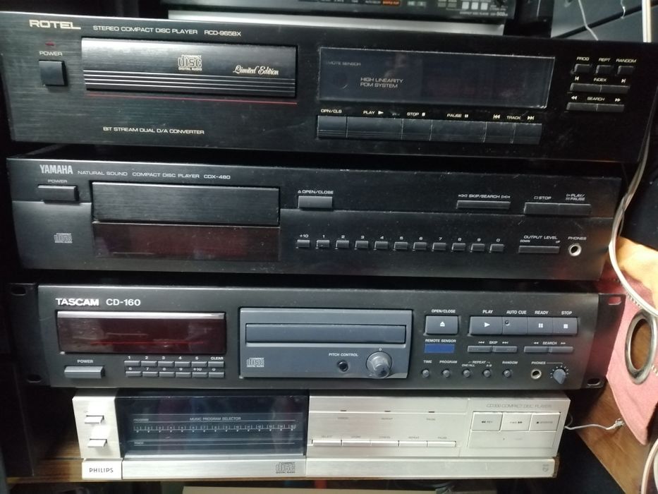 Leitores de CD marantz Pioneer rotel technics sony