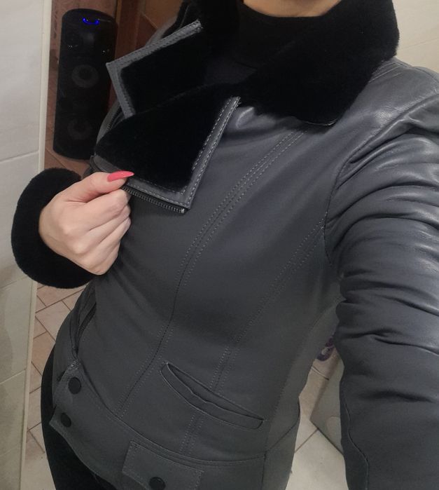 Натуральная дубленка 42-44