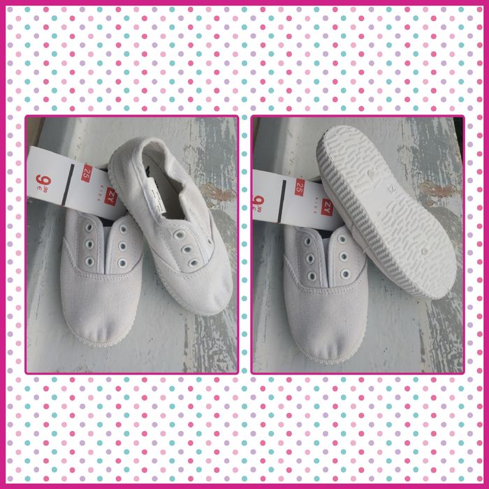 NOVO - Sapato branco , em Lona - Zippy Kids - Nunca usado