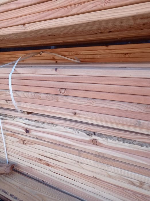 Deska tarasowa ryflowana modrzewiowa