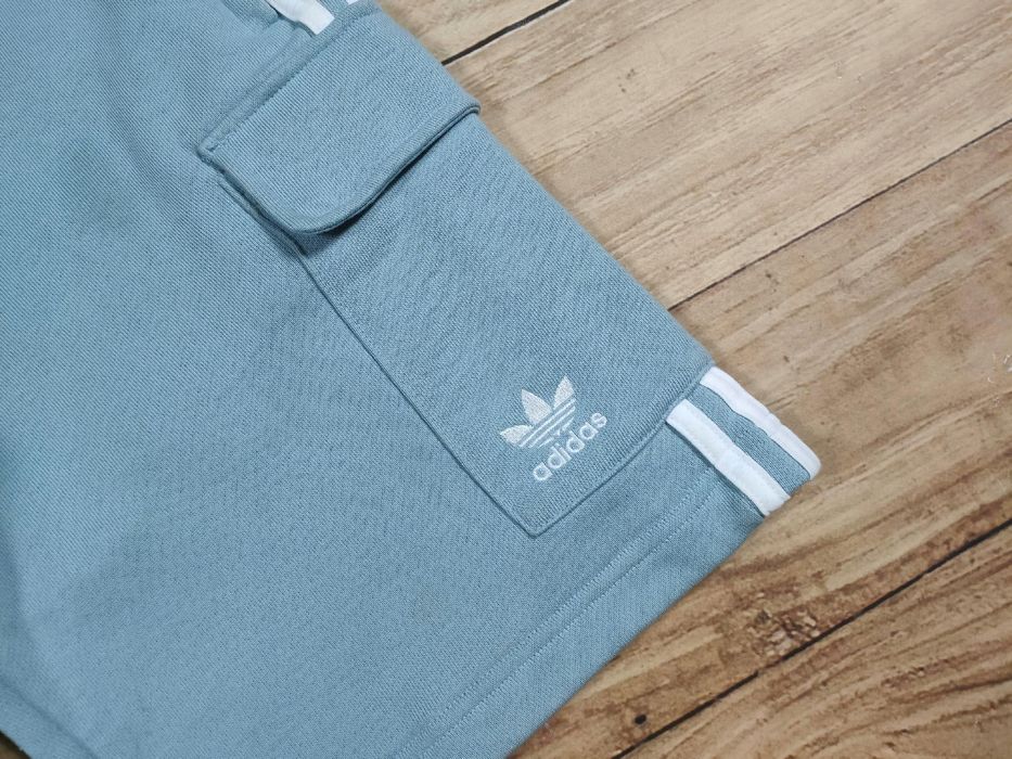 ADIDAS Spodenki Cargo 3 Paski Bawełniane Logowane r. S/M