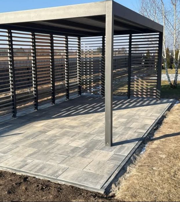 Układanie kostki brukowj. Usługi brukarsie. Brukarstwo.