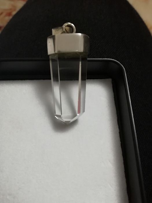 Cristal (em prata) para fio